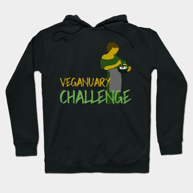 Veganuary Challenge Hoodie by Feminist Foodie